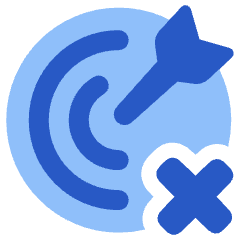 Target Cross Icon from Plump Flat Set
