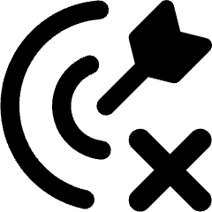 Target Cross Icon from Core Remix Set