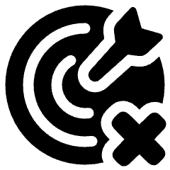 Target Cross Icon from Plump Solid Set