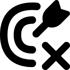 Target Cross Icon from Flex Solid Set