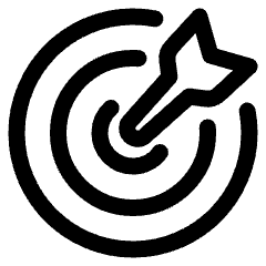 Target Icon from Plump Line Set