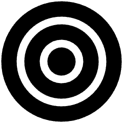 Target No Arrow Icon from Plump Solid Set