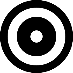 Target No Arrow Icon from Sharp Remix Set