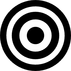 Target No Arrow Icon from Core Remix Set