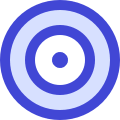 Target No Arrow Icon from Sharp Duo Set