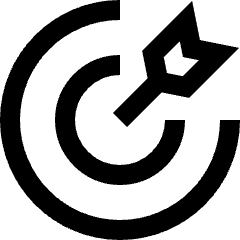 Target Icon from Sharp Line Set