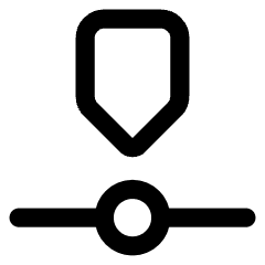 Timeline Roadmap Horizontal Icon from Core Line Set