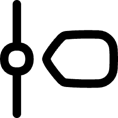 Timeline Roadmap Vertical Icon from Flex Line Set