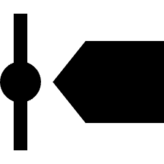 Timeline Roadmap Vertical Icon from Sharp Solid Set