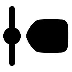 Timeline Roadmap Vertical Icon from Plump Solid Set