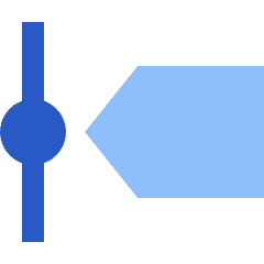 Timeline Roadmap Vertical Icon from Sharp Flat Set