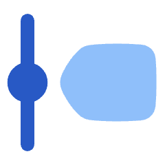 Timeline Roadmap Vertical Icon from Plump Flat Set