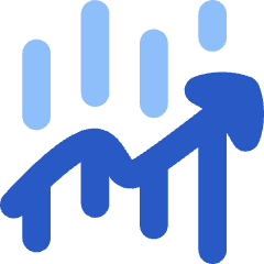 Trading Graph Icon from Flex Flat Set