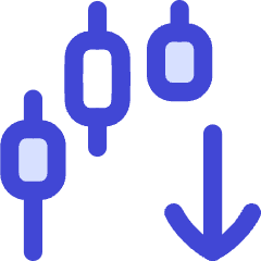Trading Pattern Down Icon from Flex Duo Set