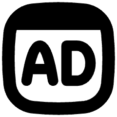 Web Advertising Icon from Flex Solid Set