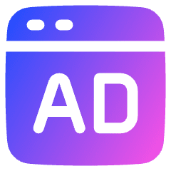 Web Advertising Icon from Plump Gradient Set