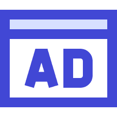 Web Advertising Icon from Sharp Duo Set