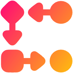 Workflow Icon from Plump Gradient Set