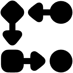 Workflow Icon from Plump Solid Set