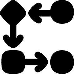 Workflow Icon from Flex Solid Set
