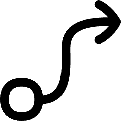 Workflow Project Arrow Icon from Flex Line Set