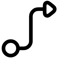Workflow Project Arrow Icon from Plump Line Set