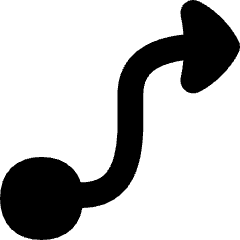 Workflow Project Arrow Icon from Flex Solid Set