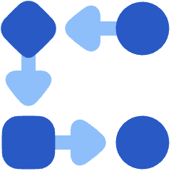 Workflow Icon from Plump Flat Set