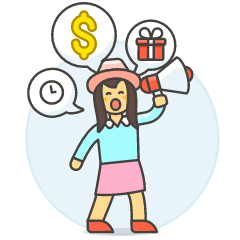 Advertise Announce 6 Illustration from UX Colors Set