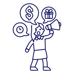 Advertise Announce 4 Illustration from UX Line Set