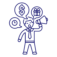 Advertise Announce 1 Illustration from UX Line Set