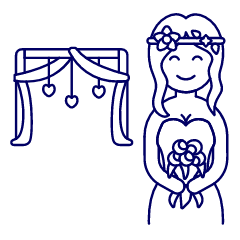 Bride 1 Illustration from UX Line Set
