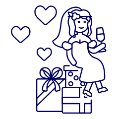 Wedding Celebration 10 Illustration from UX Line Set