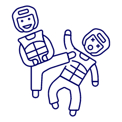 Sport Taekwondo 1 Illustration from UX Line Set
