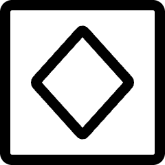 Mask Diamond Icon from Ultimate Regular Set