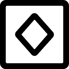 Mask Diamond Alternate Icon from Ultimate Bold Set