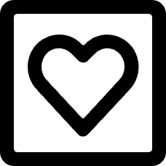 Mask Heart Alternate Icon from Ultimate Bold Set