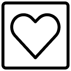 Mask Heart Icon from Ultimate Light Set