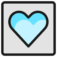 Mask Heart Icon from Ultimate Colors Set