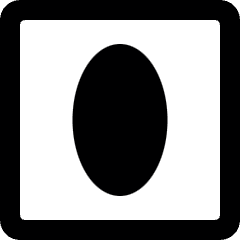 Mask Oval Icon from Ultimate Bold Set