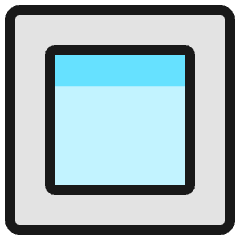 Mask Square Icon from Ultimate Colors Set
