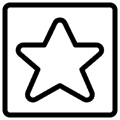 Mask Star Icon from Ultimate Light Set