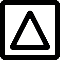 Mask Triangle Alternate Icon from Ultimate Bold Set