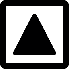 Mask Triangle Icon from Ultimate Bold Set