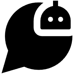 Ai Robot Chatbot Alt Fill Icon from Outlined Fill - Streamline Material Set