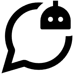 Ai Robot Chatbot Alt Icon from Outlined Line - Material Pro Set