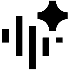 Ai Spark Generate Voice Icon from Outlined Line - Material Pro Set