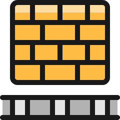 Material Brick Icon from Ultimate Colors Set