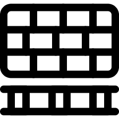 Material Brick Icon from Ultimate Regular Set