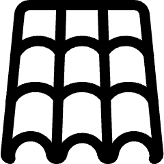 Material Tile Roof Icon from Ultimate Regular Set